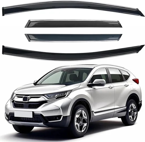 Miniatura 16 de Juego de 6 viseras de ventana para Toyota RAV4 2013 2014 2015 2016 2017 2018 Safe Rain Out-Channel Guard deflector