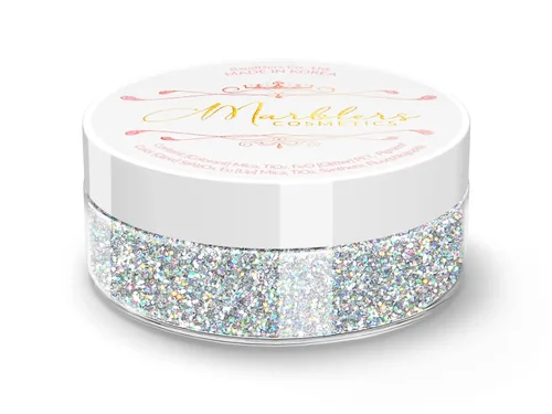 Miniatura 86 de MARBLERS Polvo de mica natural grueso [perla azul acero] 0.11 onzas (0.11 oz) altamente pigmentado no tóxico, vegano, libre de crueldad animal