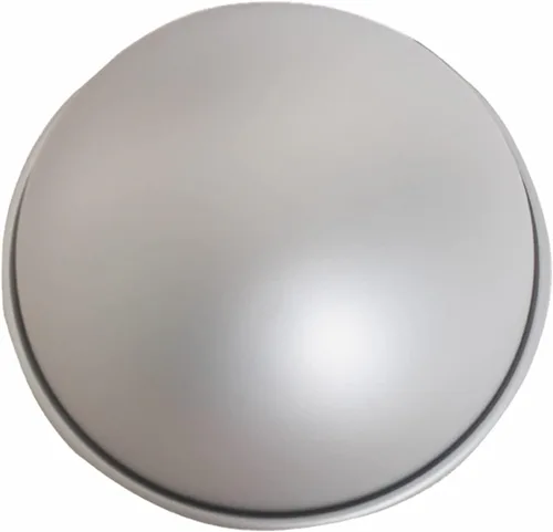 Miniatura 5 de SADYFON 8 x 4 pulgadas molde de esfera de pastel de media bola, molde de aluminio hemisferio de béisbol para hornear Bandeja hemisférica de 8 x 4