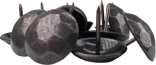 Miniatura 9 de Paquete de 50 unidades - Clavos de hierro - Uñas decorativas de 1 pulgada - Tachuelas para tapicería - Acento antiguo - Clavos - para mejoras
