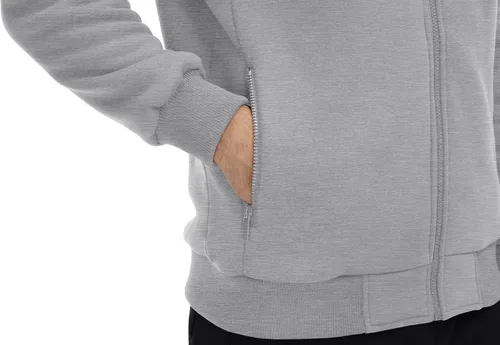 Miniatura 5 de CRYSULLY Chaqueta con forro de sherpa para hombre, con cremallera completa, sudadera con capucha para invierno