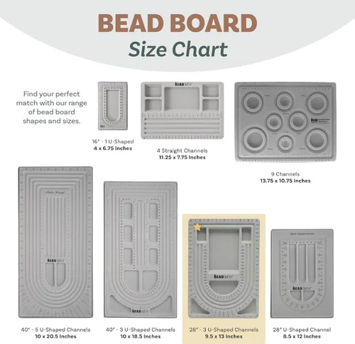 Miniatura 6 de Tabla para diseño de bisutería, gris, con tapa, 9 x 13 pulgadas