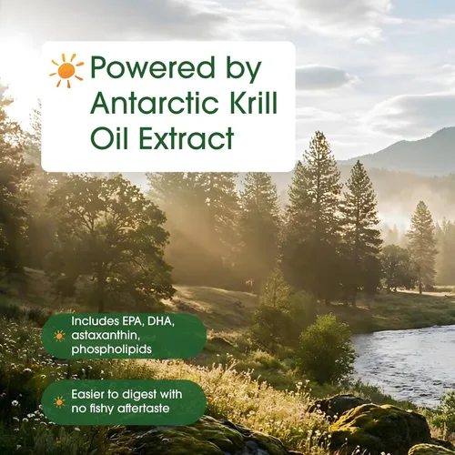 Miniatura 6 de NatureBell Suplemento de aceite de krill antártico de 1000 mg, 240 cápsulas blandas, fuente natural de omega-3, EPA, DHA y astaxantina, sin regusto