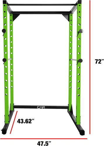 Miniatura 2 de Cap Barbell Serie de color de rack de potencia de jaula completa Opciones de 6' o 7