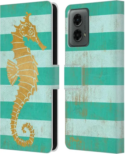 Miniatura 16 de Head Case Designs Officially Licensed Paul Brent Coral Azul Coastal Leather Book Wallet Case Cover Compatible with Motorola Moto G (2024)