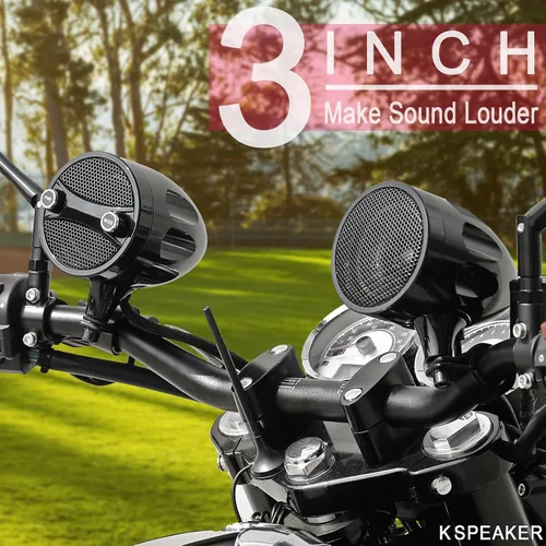 Miniatura 2 de Altavoces Bluetooth para Motocicleta - Impermeables, Altavoces RZR de 200W para ATV, UTV, Carrito de Golf y Moto de Agua
