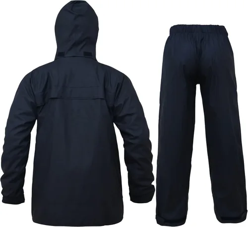 Miniatura 5 de KYBKDYY Trajes de lluvia para hombre, impermeable, para el trabajo, ligero, para lluvia