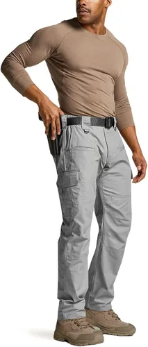 Miniatura 2 de CQR Pantalones tácticos para hombre, resistentes al agua, pantalones cargo Ripstop, ligeros EDC trabajo, senderismo, ropa para exteriores
