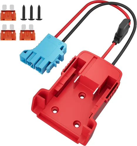Adaptador de Batería RVBOATPAT de 18V para Adaptador de Ruedas Eléctricas con Conector de Arnés de Cable Compatible con Juguetes de Paseo para Niños