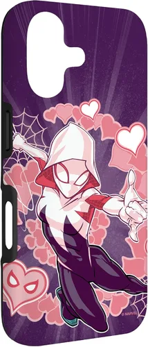 Miniatura 3 de Marvel Spider-Man Into The Spider-Verse Gwen Stacy Hearts - Carcasa para iPhone 17