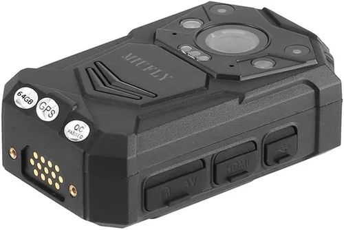 Miniatura 3 de MIUFLY Cámara corporal FHD 1296P para uso en interiores y exteriores con pantalla de 2 pulgadas, GPS, visión nocturna (64 GB)
