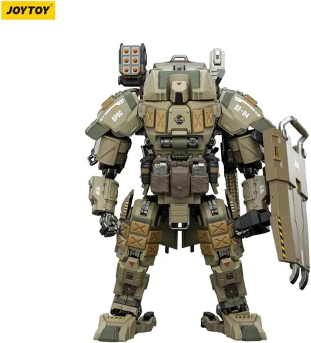Miniatura 6 de JOYTOY Figuras de acción Serie APOC Iron Vanguard Heavy Assault Mech 1/25 modelo móvil figura coleccionable a partir de 15 años (Iron Vanguard)