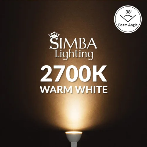 Miniatura 8 de Simba Lighting Bombilla LED MR16 de 3.5 W 12 V (paquete de 10) Repuesto de foco halógeno de 20 W para paisaje, acento, rieles de luz, lámparas