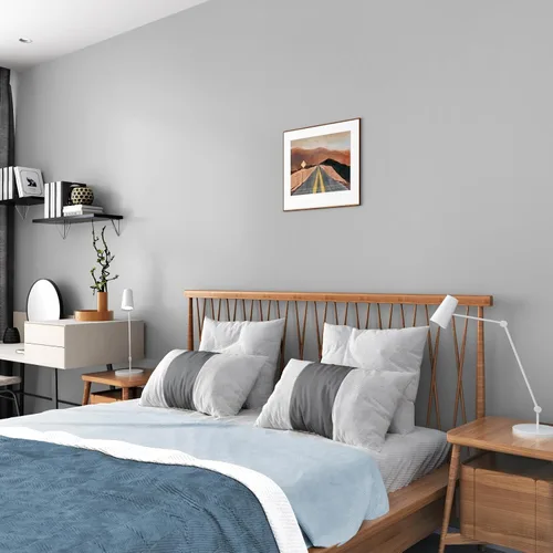 Miniatura 3 de Papel tapiz gris para despegar y pegar para dormitorio, 15.8 x 118 pulgadas, papel adhesivo autoadhesivo gris sólido para armarios, paredes, papel