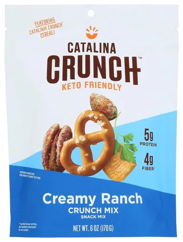 Miniatura 5 de Catalina Snacks Crunch - Mezcla de aperitivos cheddar, apta para dieta cetogénica, sin gluten, 6 onzas (paquete de 6)