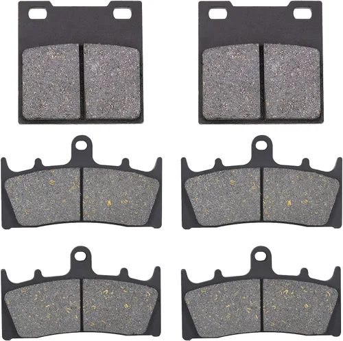 AHL Juego de pastillas de freno delanteras y traseras para Suzuki GSX1300 R Hayabusa 1999-2007 GSF1200 SK/K Bandit 2001-2005 GSXR750 W/T/V/X