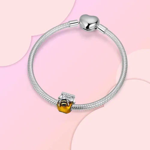 Miniatura 16 de Abalorios de plata de ley 925 con letras de la A ~ Z, para pulseras, collares, Día de San Valentín, Día de la Madre, joyería regalos para mujeres