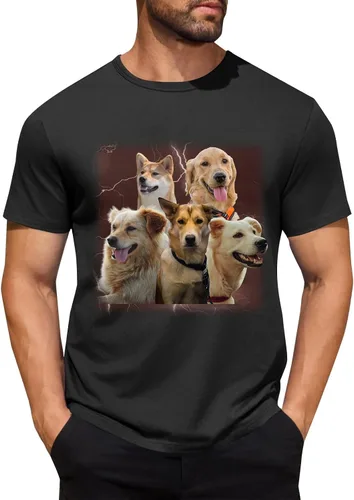 Miniatura 31 de Camisetas personalizadas para hombre, camiseta personalizada con fotos, imagen de mascota, camiseta unisex, diseña tu propio regalo divertido