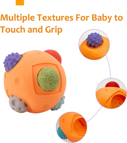 Miniatura 5 de Pelotas para Niños Pequeños 1-3 Juguetes Sensoriales para Bebés, Juguetes Montessori para Bebés de 6-12 Meses Juguetes para Bebés, Pelota Sensorial