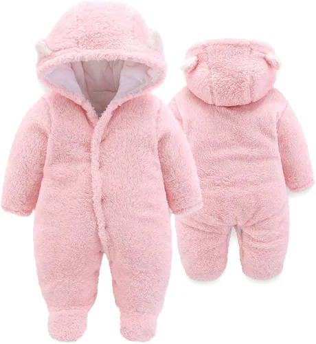 XMWEALTHY Ropa unisex para bebé abrigos de invierno lindo overol para recién nacido traje de nieve registro para artículos esenciales del bebé
