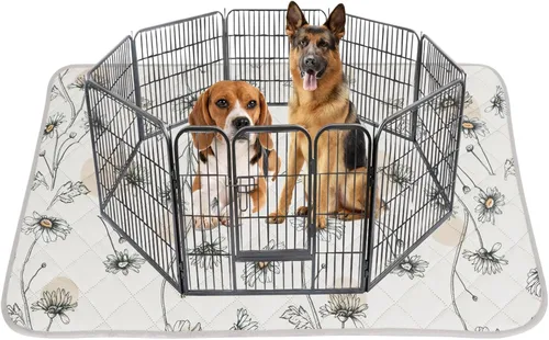 Miniatura 16 de IEUUMLER EU007 - Almohadillas lavables para perros, paquete de 2, antideslizantes e impermeables, reutilizables, para entrenamiento de cachorros