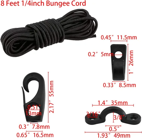 Miniatura 2 de ISURE MARINE Kit de aparejo de cubierta de kayak, accesorio para barco, kayak, canoa Conjunto 1