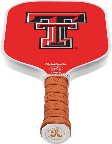 Miniatura 2 de Raqueta de pickleball colegial oficialmente licenciada - Raqueta aprobada por la Asociación de Pickleball de EE. UU. - Núcleo de nido de abeja Texas