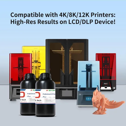 Miniatura 4 de Siraya Tech Resina de impresora 3D rápida similar a ABS de 405 nm, curado UV, no frágil, alta precisión, líquido de impresión 3D, resina