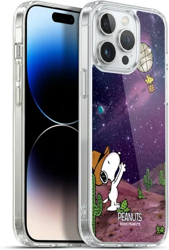 Miniatura 30 de Head Case Designs Funda de gel con licencia oficial de Peanuts Nebula Cactus Needles Snoopy Space Cowboy [protección de grado militar] compatible