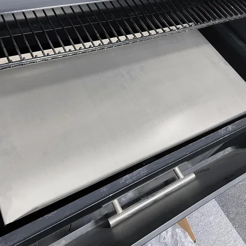 Miniatura 8 de Kit de bandeja de goteo, deflector de calor y forros de bandeja de grasa para parrillas de pellets Traeger Pro 22 Series, reemplazo de bandeja