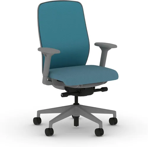 Miniatura 36 de HON Nucleus - Silla de trabajo con control avanzado de inclinación sincronizada, silla de oficina con soporte lumbar, brazos ajustables en altura