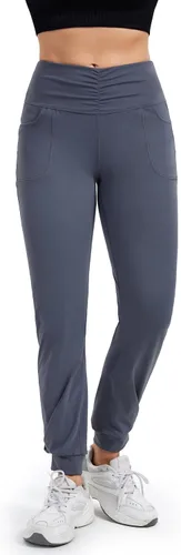 Miniatura 5 de Blaosn Pantalones deportivos fluidos para mujer con bolsillos, pantalones deportivos de yoga, entrenamiento, leggings casuales para descansar, ropa