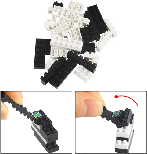 Miniatura 4 de Larcele Juego de Bloques de Construcción de Perro Micro, Kit de Ladrillos de Juguete de Construcción Mini para Mascotas, 950 Piezas KLJM-02