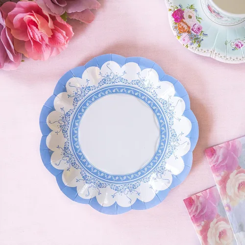 Miniatura 8 de Talking Tables Bonitos platos de papel florales Decoración de fiesta de té de la tarde del día de la madre, platos desechables verdaderamente