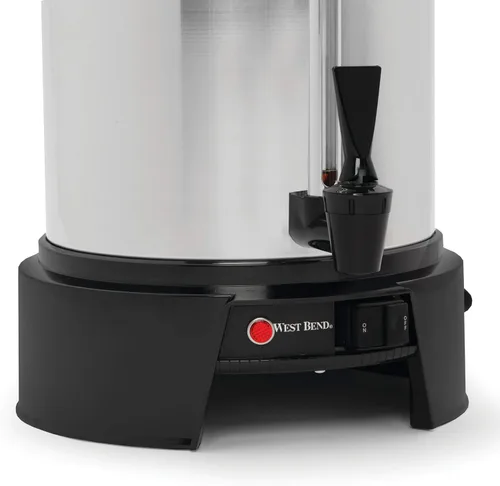 Miniatura 2 de West Bend Urna de café comercial de aluminio altamente pulido con control automático de temperatura, gran capacidad con preparación rápida y fácil