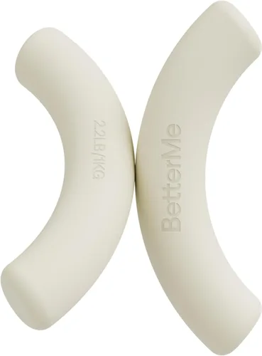 Miniatura 13 de BetterMe - Mancuernas Sculpt – Par de pesas de mano de neopreno de 2.2 libras – Pesas antideslizantes de agarre suave para mujeres – Mancuernas Moca