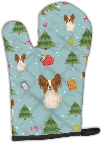 Miniatura 419 de Caroline's Treasures BB2732OVMT Dog House Collection Border Collie - Guante de horno grueso resistente al calor para sartenes calientes y horno