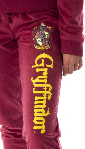 Miniatura 3 de Harry Potter Juniors Hogwart Castle House Crest - Conjunto de pijama de forro polar para correr, las 4 casas disponibles