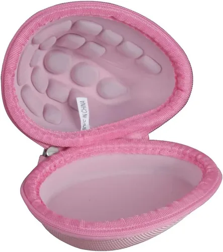 Miniatura 3 de Funda de viaje rígida Hermitshell para ratón vertical ergonómico Logitech Lift (Rosa, Funda para ratón para diestros)
