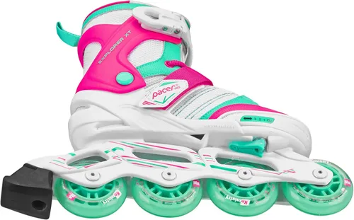 Miniatura 3 de Pacer Explorer - Patines ajustables en línea para niños Blanco