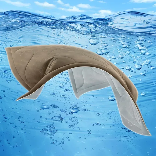 Miniatura 8 de Edredón Refrescante Tamaño Twin, Manta Refrescante de Doble Cara para Personas que Duermen con Calor y Sudores Nocturnos, Manta de Hielo