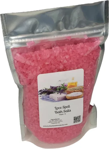 Miniatura 28 de Sales de baño Bolsa de 1 libra (16 oz.) Elige tu aroma Sal de Epsom Sal marina Baño Cuidado del cuerpo Belleza Relajación Spa