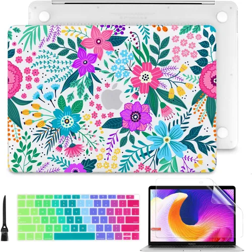 Miniatura 18 de Batianda - Carcasa rígida protectora de plástico transparente y mate para MacBook Pro (2019, 2018, 2017, 2016) de 13 pulgadas, modelo A2159, A1989