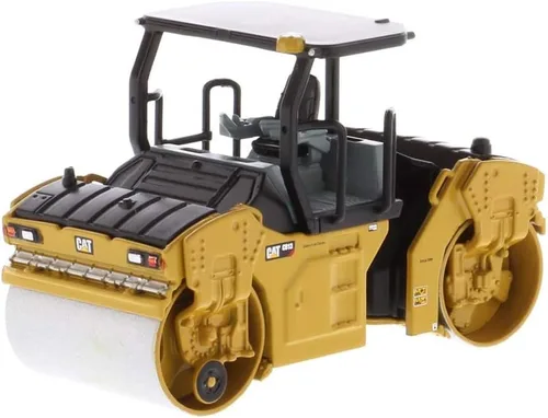 Miniatura 2 de Diecast Masters 1:64 Caterpillar CB-13 Roller with ROPS, Play & Collect Series Cat Trucks Equipo de construcción Modelo a escala coleccionable