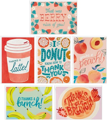 Miniatura 7 de Hallmark Good Mail - Tarjeta de agradecimiento divertida (modelo de rollo de canela) para cumpleaños, día del padre, mamá, papá, mentor, jefe
