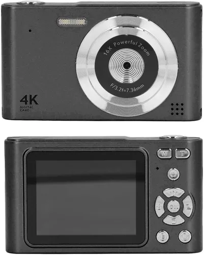 Miniatura 8 de GOWENIC Cámara digital, 2.5K 48MP Autofocus Vlogging Cámara 16X Zoom digital Punto y disparo Cámaras para adolescentes principiantes, con altavoz