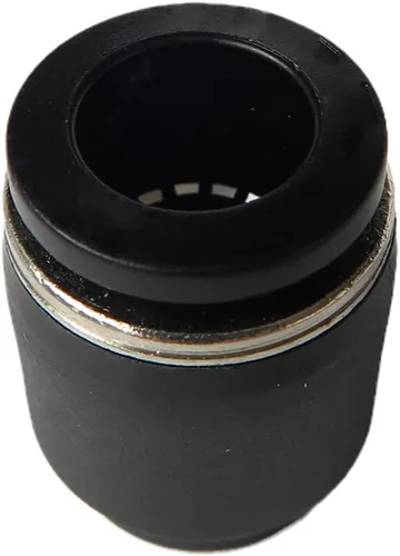 Miniatura 4 de 10PCS 1/4 pulgada tubo OD tapón neumático Tapón de conexión, PPF-1/4 plástico empuje en conexión conexión