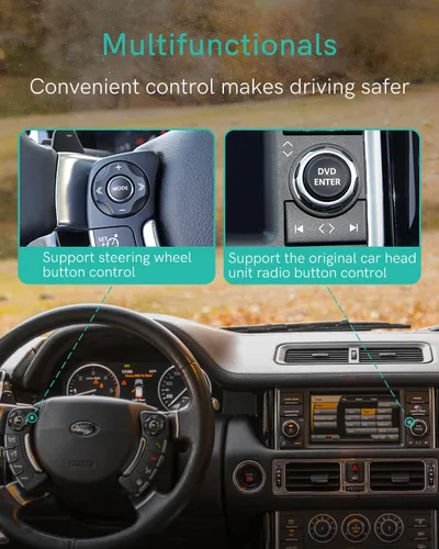 Miniatura 3 de Adaptador de coche Bluetooth con cable para iPod, adaptador de audio inalámbrico premium para Land Rover, Range Rover y Jaguar, Bluetooth 5.0
