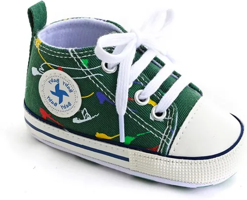 Zapatos de lona suave unisex para bebés, niños y niñas, tenis antideslizantes ligeros para bebés recién nacidos