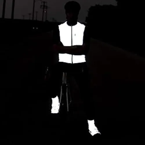 Miniatura 7 de Full Reflective Vest For Night Visibility - Cycling Gilet - Running Vest